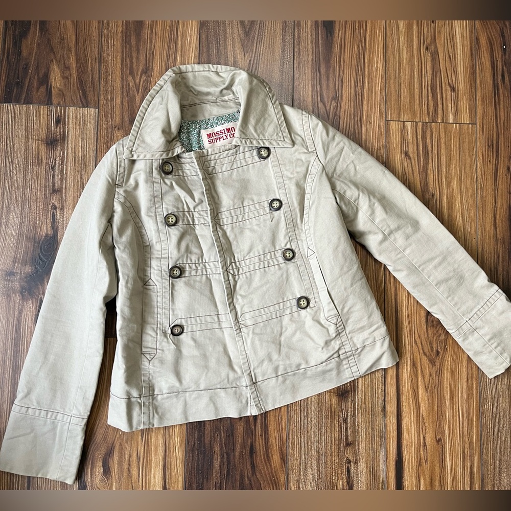 Mossimo Supply Co. Beige Jean Jacket